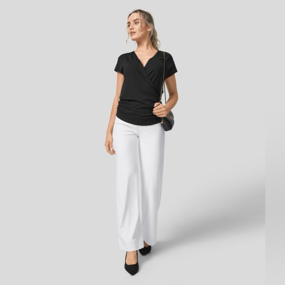 Halara White High Waisted Button Multiple Pockets… - image 6